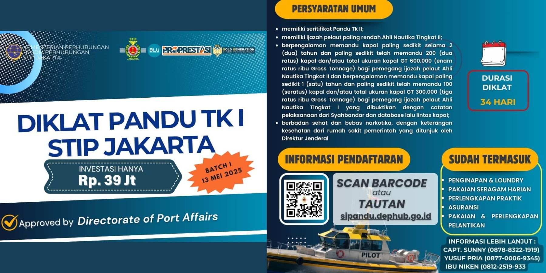 Diklat Pandu Tingkat I